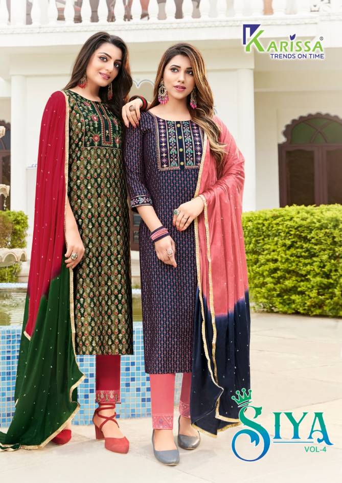 SIYA 4 Heavy Festive Wear Wholesale Readymade Designer Salwar Suits